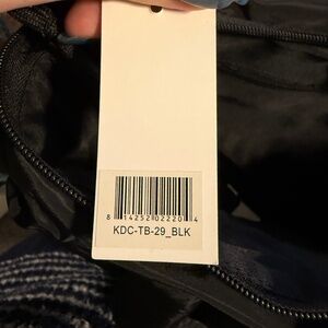 Katydid black puffer tote bag NWT